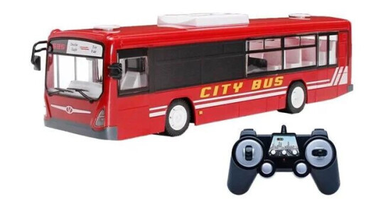 Double Eagle Remote-controlled city bus 1:20 red E635-003