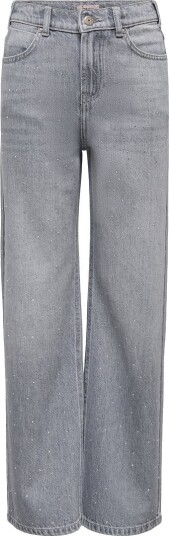Kids Only Jeans CookCobain Noos Bred Light Grey Denim/RH Kids Only 10 år (140) Jeans Grå