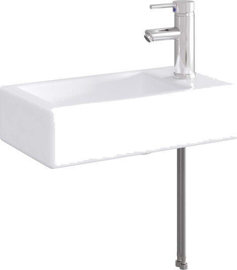  Vaskeservant for bad Krom 45,5 x 25,5 x 13 cm Metall