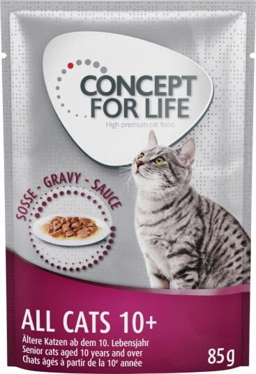 Concept For Life All Cats 10+ I Saus 12 X 85 G Concept For Life All Cats 10+ I Saus 12 X 85 G