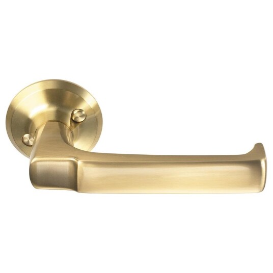 ASSA 6647 Dørhåndtak PP 40–75 mm 2-Pakning Mattbørstet Messing