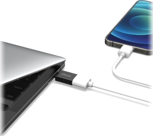 Akasa   Usb Adapter   Usb C Hann Til Usb Type A Hunn   Usb 3.2 Gen 2   5 V   3 A   Svart En Pakke 2