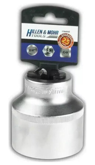 Dedra 6-Punkts Stikkontakt 3/4"" 27Mm Med Merkelapp