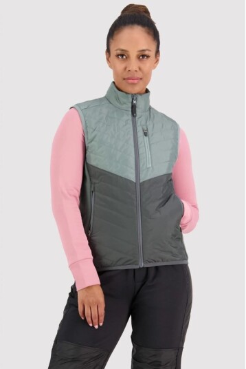 Mons Royale Neve Insulation Vest, Dame Sage Burnt Sage S Mons Royale Neve Insulation Vest, Dame Sage Burnt Sage S