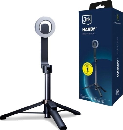3MK Hardy MagSelfie Stick Smartphone Tripod Black 3MK Hardy MagSelfie Stick Smartphone Tripod Black