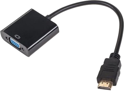 Lechpol D Sub Vga Mini Hdmi Av Adapter Svart Kom0842