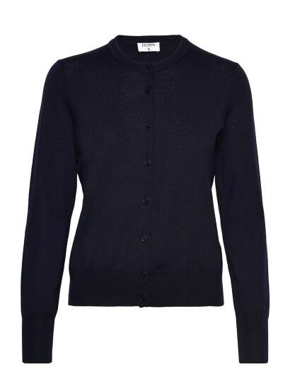 Filippa K Merino Short Cardigan Navy XS