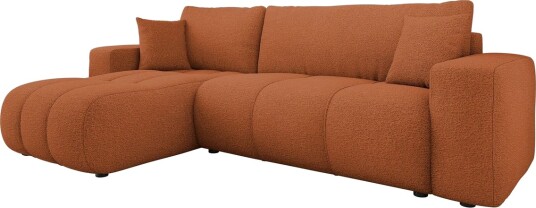 Flo Sovesofa med Sjeselong 3 seter Oransje