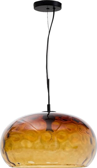 Kave Home Balma taklampe Ø 40 cm Brun Takpendler