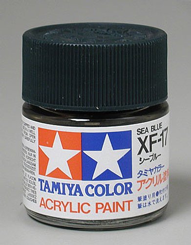 Tamiya 81317 Acrylic XF-17 Sea Blue 3/4 oz