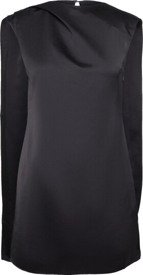 Topshop Tstrille Sl Satin Mini Dress Wvn   BLACK   40