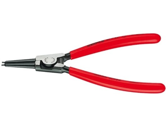 Knipex 46 11 A2 Låseringtang 180 mm Kromvanadiumstål Rød Håndverktøy