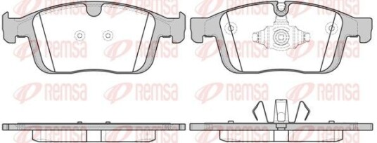 Bremseklosser REMSA 1689.00 Bremseklosser REMSA 1689.00