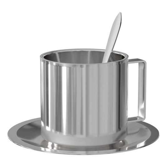 Nichba Americano Trio Kaffekopp Rustfritt Stål Nichba Americano Trio Kaffekopp Rustfritt Stål