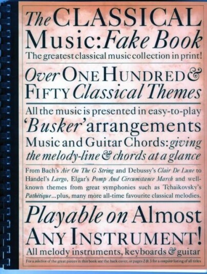 The Classical Music Fake Book The Classical Music Fake Book
