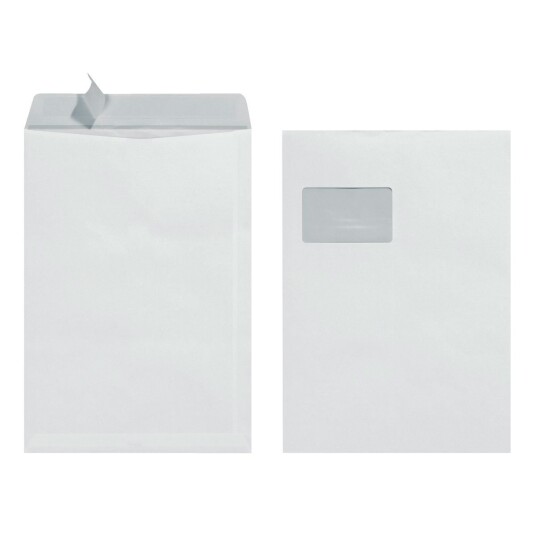 Herlitz Kuvert m/Vindu - C4 (25pk) Hvit Herlitz Kuvert m/Vindu - C4 (25pk) Hvit