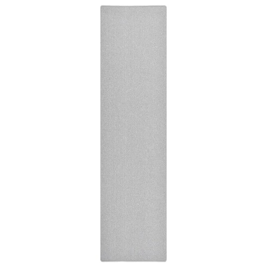 vidaXL Teppeløper lysegrå 80x300 cm