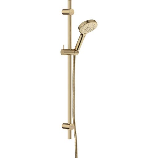Damixa Silhouet Flex dusjsett, Ø110 mm, børstet bronse