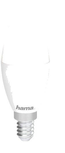 HAMA WiFi LED lampe E14 Hvit 4,5W HAMA WiFi LED lampe E14 Hvit 4,5W