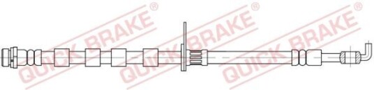 Bremseslange QUICK BRAKE 58.867 Bremseslange QUICK BRAKE 58.867