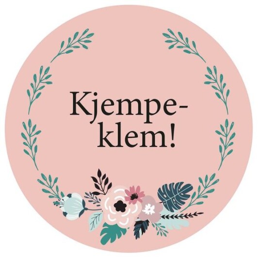 Rundt kort "Kjempeklem" fra Amundsen