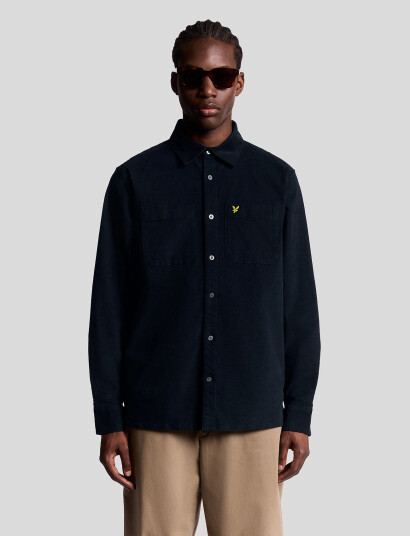 Lyle & Scott Corduroy Shirt - Navy - XS Lyle & Scott Corduroy Shirt - Navy - XS