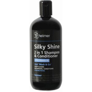 Heimer Shampo til hest 2 i 1 500 ml Silky Shine Heimer Shampo til hest 2 i 1 500 ml Silky Shine