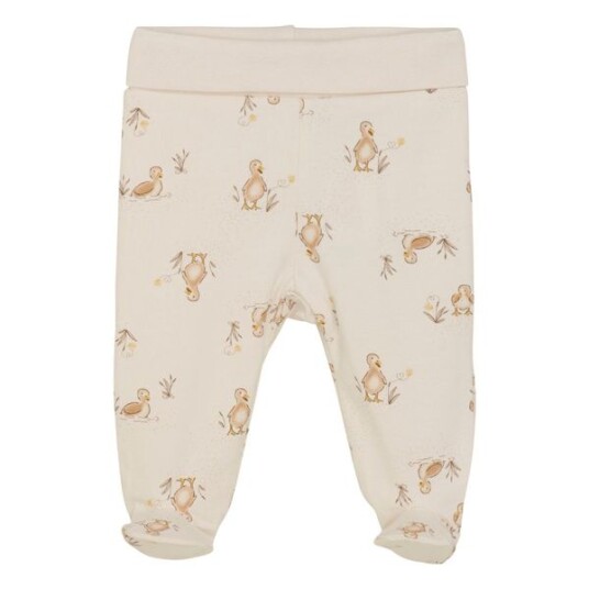 Fixoni Pants W. Feet Aop Beige 50