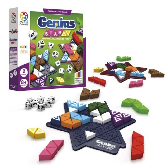 Genius Star Nordic Barnespill med 5 Vanskelighetsgrader og 160.000 Puslespillutfordringer