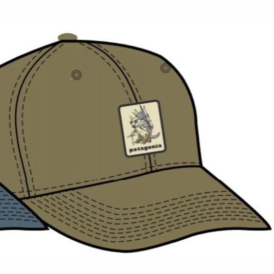 Patagonia Scrap Everyday Cap, Fhtn Fun Hogs Armadillo: Classic Tan, ADULT