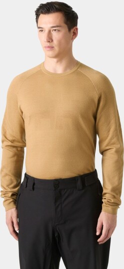 Helly Hansen Men's Lifa® Merino Knitevo Crew Brun M