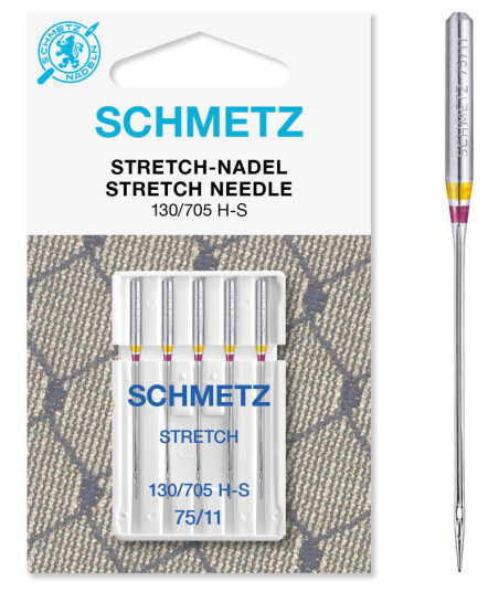 Schmetz Stretchnål 75/11 130/705 H-S, 75/11, 5-pack Schmetz Stretchnål 75/11 130/705 H-S, 75/11, 5-pack