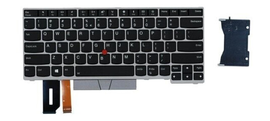 Lenovo Lite-On - Brbart tastatur - til utskifting - Amerikansk Engelsk - Slv