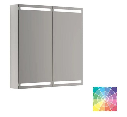 Dansani Calidris Parallel Speilskap 80cm 2 Dører / NCS eik