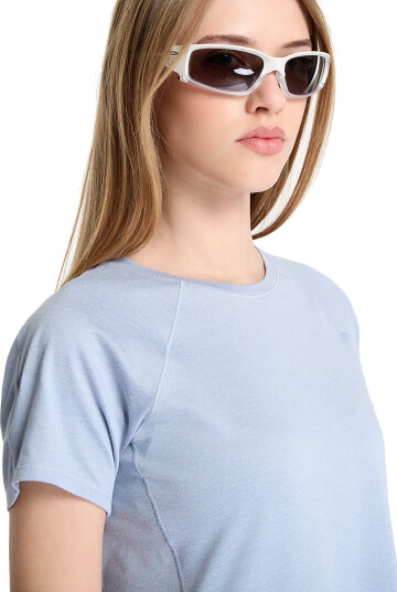 The North Face Women"s Jaida T Shirt Frost Grey Light Heather XS