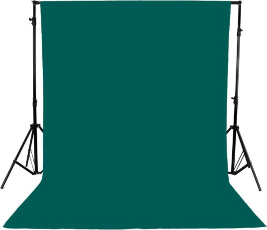 Bakgrunn Ensfarget Mørk grønn - 2x3 m