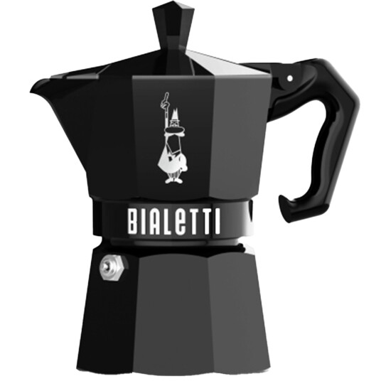 Bialetti Mokkabrygger 3 kopper svart
