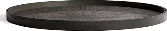Ethnicraft Ethnicraft Slice trebrett Ø92 cm svart Ethnicraft Ethnicraft Slice trebrett Ø92 cm svart