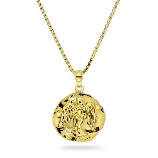 Pan Jewelry, Smykke i 925 forgylt sølv med zirkonia og Jomfruen