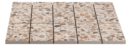 TERRAZZO BEIGE MOSAIKK 6X6