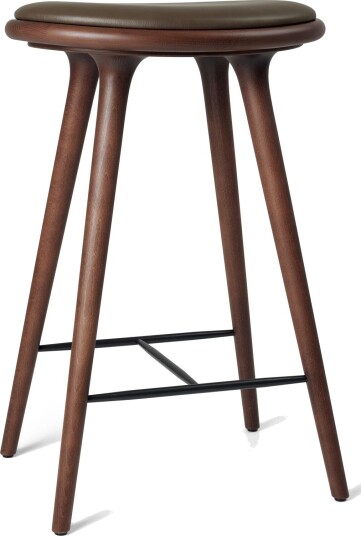 Mater Høy Barkrakk Brun Bøk/Mørkebrunt Skinn 69 cm Mater Høy Barkrakk Brun Bøk/Mørkebrunt Skinn 69 cm
