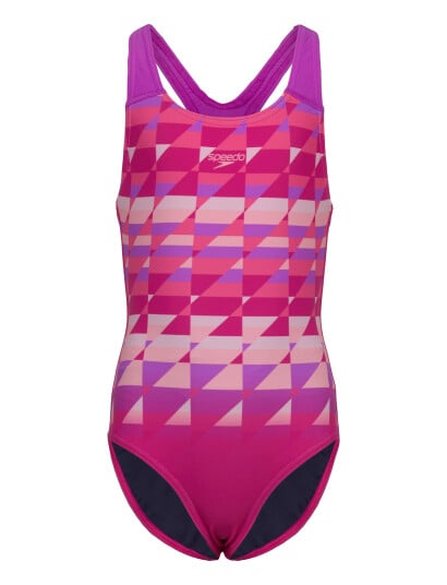Speedo Print Splashback One Piece Pink 176 Speedo Print Splashback One Piece Pink 176