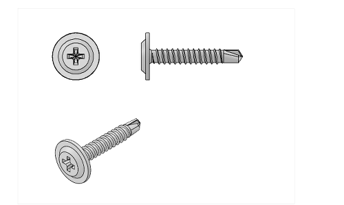 Toolsinvent Skrue TSS 4,2x13mm Skivehode Selvborende 50pk