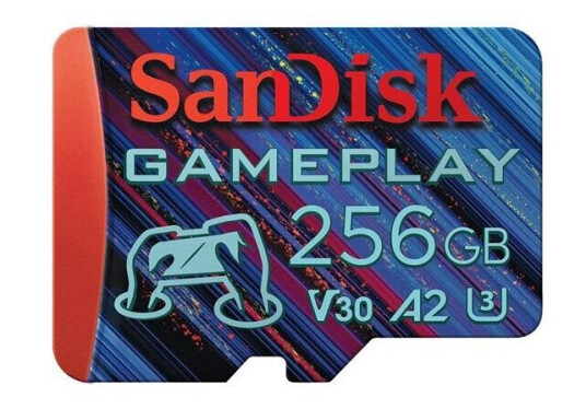 SanDisk GamePlay - flash memory card - 256 GB - microSDXC UHS-I