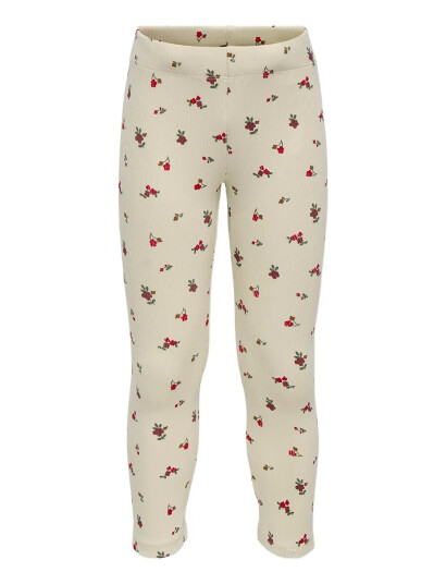 Kids Only Kmgtrinny Aop Bsc Legging Jrs Noos   Cream   98