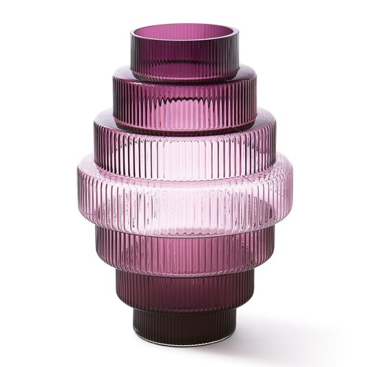 Pols Potten Steps vase 50 cm lilla