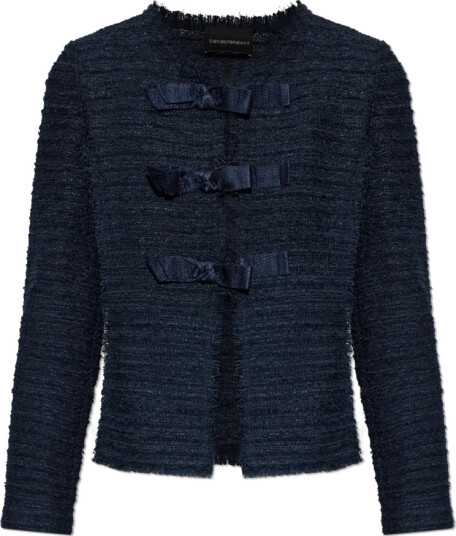Emporio Armani Dame Jakker Blå 2XS, Emporio Armani Dame Jakker Blå 2XS,