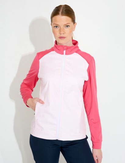 Abacus Lds Kingsbarns Hybrid Jkt - Pink - S