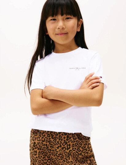 Tommy Hilfiger Mini Corp T-Shirt White 128