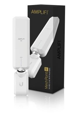 Amplifi MESH POINT 1300 Router med Wi-Fi 5 og 150 Mbit/s Hvit/Sølv